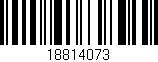 Código de barras (EAN, GTIN, SKU, ISBN): '18814073'