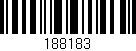 Código de barras (EAN, GTIN, SKU, ISBN): '188183'