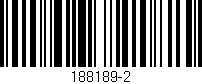 Código de barras (EAN, GTIN, SKU, ISBN): '188189-2'