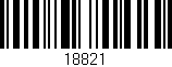 Código de barras (EAN, GTIN, SKU, ISBN): '18821'