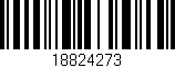 Código de barras (EAN, GTIN, SKU, ISBN): '18824273'