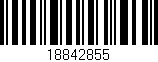 Código de barras (EAN, GTIN, SKU, ISBN): '18842855'