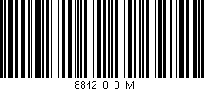 Código de barras (EAN, GTIN, SKU, ISBN): '18842_0_0_M'