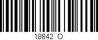 Código de barras (EAN, GTIN, SKU, ISBN): '18842_O'