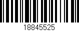 Código de barras (EAN, GTIN, SKU, ISBN): '18845525'