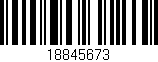 Código de barras (EAN, GTIN, SKU, ISBN): '18845673'