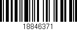Código de barras (EAN, GTIN, SKU, ISBN): '18846371'