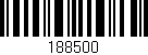 Código de barras (EAN, GTIN, SKU, ISBN): '188500'
