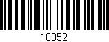 Código de barras (EAN, GTIN, SKU, ISBN): '18852'