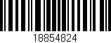 Código de barras (EAN, GTIN, SKU, ISBN): '18854824'