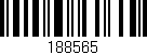 Código de barras (EAN, GTIN, SKU, ISBN): '188565'