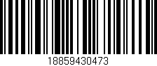 Código de barras (EAN, GTIN, SKU, ISBN): '18859430473'