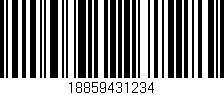 Código de barras (EAN, GTIN, SKU, ISBN): '18859431234'