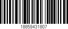 Código de barras (EAN, GTIN, SKU, ISBN): '18859431807'