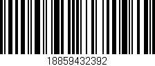 Código de barras (EAN, GTIN, SKU, ISBN): '18859432392'