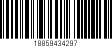 Código de barras (EAN, GTIN, SKU, ISBN): '18859434297'