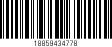 Código de barras (EAN, GTIN, SKU, ISBN): '18859434778'