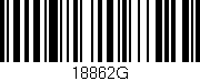 Código de barras (EAN, GTIN, SKU, ISBN): '18862G'