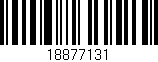 Código de barras (EAN, GTIN, SKU, ISBN): '18877131'