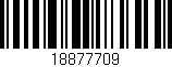 Código de barras (EAN, GTIN, SKU, ISBN): '18877709'