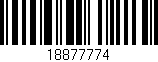 Código de barras (EAN, GTIN, SKU, ISBN): '18877774'