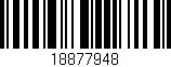 Código de barras (EAN, GTIN, SKU, ISBN): '18877948'