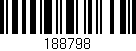 Código de barras (EAN, GTIN, SKU, ISBN): '188798'
