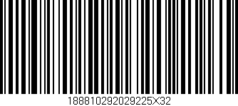 Código de barras (EAN, GTIN, SKU, ISBN): '188810292029225X32'