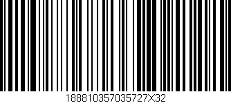 Código de barras (EAN, GTIN, SKU, ISBN): '188810357035727X32'