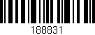 Código de barras (EAN, GTIN, SKU, ISBN): '188831'