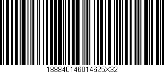 Código de barras (EAN, GTIN, SKU, ISBN): '188840146014625X32'