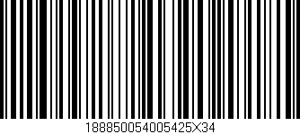 Código de barras (EAN, GTIN, SKU, ISBN): '188850054005425X34'