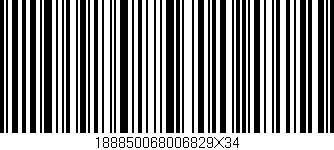 Código de barras (EAN, GTIN, SKU, ISBN): '188850068006829X34'