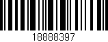Código de barras (EAN, GTIN, SKU, ISBN): '18888397'