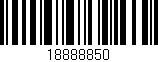 Código de barras (EAN, GTIN, SKU, ISBN): '18888850'