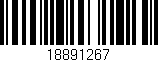 Código de barras (EAN, GTIN, SKU, ISBN): '18891267'
