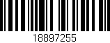 Código de barras (EAN, GTIN, SKU, ISBN): '18897255'