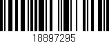 Código de barras (EAN, GTIN, SKU, ISBN): '18897295'