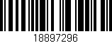 Código de barras (EAN, GTIN, SKU, ISBN): '18897296'