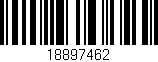 Código de barras (EAN, GTIN, SKU, ISBN): '18897462'