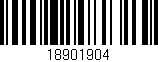Código de barras (EAN, GTIN, SKU, ISBN): '18901904'