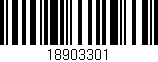 Código de barras (EAN, GTIN, SKU, ISBN): '18903301'