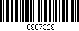 Código de barras (EAN, GTIN, SKU, ISBN): '18907329'