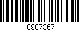 Código de barras (EAN, GTIN, SKU, ISBN): '18907367'