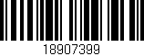 Código de barras (EAN, GTIN, SKU, ISBN): '18907399'