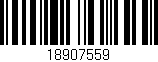 Código de barras (EAN, GTIN, SKU, ISBN): '18907559'
