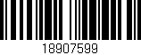 Código de barras (EAN, GTIN, SKU, ISBN): '18907599'