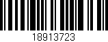 Código de barras (EAN, GTIN, SKU, ISBN): '18913723'