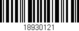 Código de barras (EAN, GTIN, SKU, ISBN): '18930121'