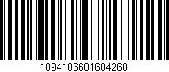 Código de barras (EAN, GTIN, SKU, ISBN): '1894186681684268'
